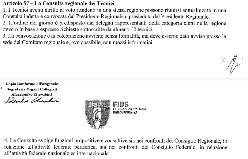 consulta regionale dei tecnici